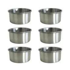 Kit 6 Formas Redonda Mini Bolo Confeitaria Cozinha
