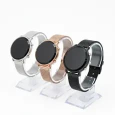 Relógio Feminino Digital LED Luxo – Redondo, Moda Blogueira e Presente Dia das Mães