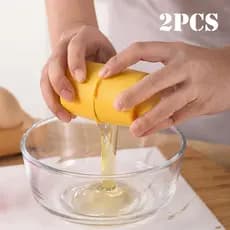 1/2 Pçs Abridor De Casca De Ovo Biscoito Para Ovos Crus Descascador Cozido Cubo Separador Ferramenta Portátil Gadgets De