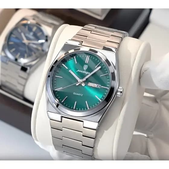 Poedagar Swiss Nuo e relógio masculino suíço de quartzo luminoso ultrafino WVKV