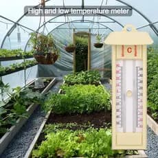 Ferramenta De Monitoramento Do Termômetro Max-Min Press-Estufa De Jardim Celsius De 50 A 40 Graus