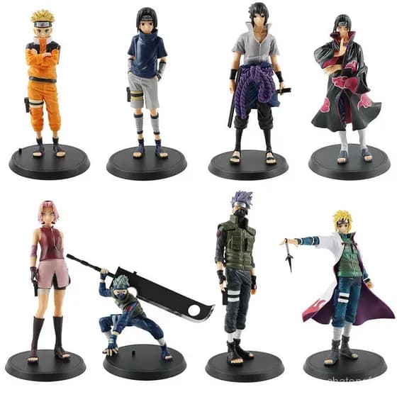 8 Anime Naruto Uchiha Sasuke Uzumaki Naruto Naruto Naruto Naruto Naruto Naruto Itachi Sasuke Sakura Versão Q PVC