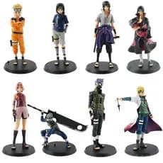 8 Anime Naruto Uchiha Sasuke Uzumaki Naruto Naruto Naruto Naruto Naruto Naruto Itachi Sasuke Sakura Versão Q PVC