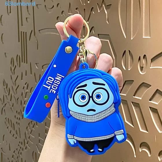 LOMBARD 2 Unidades De Bolsa De Armazenamento De Silicone , Carteira De Boneca Portátil À Prova D'água De Dentro Para For