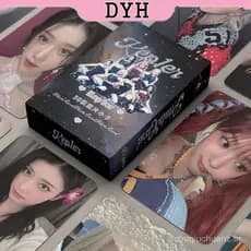 50 Pçs/Caixa Kep1er Cartão Laser Photocards LOMO Álbum KPOP