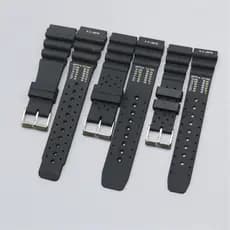 Pulseira De silicone De 20mm 22mm 24mm Para Seiko Mergulhador Com Anel De Aço Acessórios De