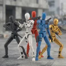 Boneco Articulado Dummy 13 Brinquedo Infantil Figura Criativo de Manipular e Montar Acessórios