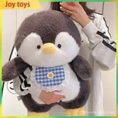 Pinguim Brinquedo De Pelúcia Tamanho Grande Para Crianças Presentes De Aniversário Kawaii Dos Desenhos Animados Estilo J