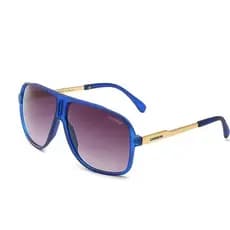 Carrera óculos de sol quadrado Fashion para masculino e Mulheres, Armação de Metal, Retro, Grande Armação, UV400