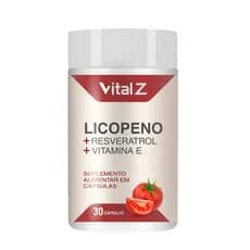 Licopeno + Resveratrol + Sêlenio + Vitamina E | Vital Z | Suplemento Alimentar em Cápsulas