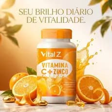 Vitamina C + Zinco - 30 Cápsulas