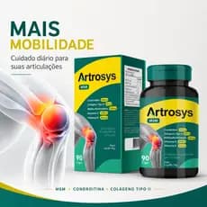 Artrosys MSM Condroitina Colágeno Tipo II Vit D K2 90 Cápsulas Vital Z