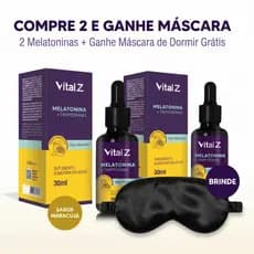 Kit 2 Melatoninas Gotas + Triptofano sabor Maracujá