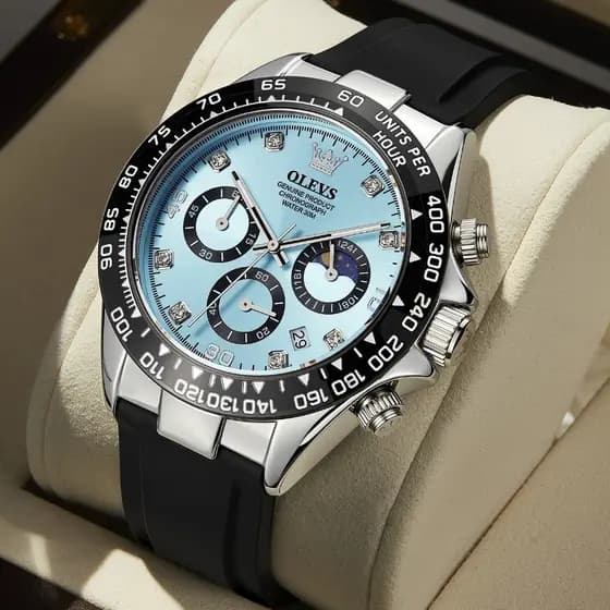 OLEVS Relógio Masculino Relogio A Prova D água Luxo Orient Original Multifuncional Luminoso 2875