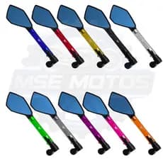 RETROVISOR TOMOK 5 PONTAS MOTO NAKED ESPORTIVO CG TITAN FAN XRE CB300 FAZER YBR