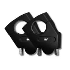 PAR DE ALONGADOR ADAPTADOR DE GUIDÃO UNIVERSAL 32MM HONDA YAMAHA XRE LANDER SAHARA