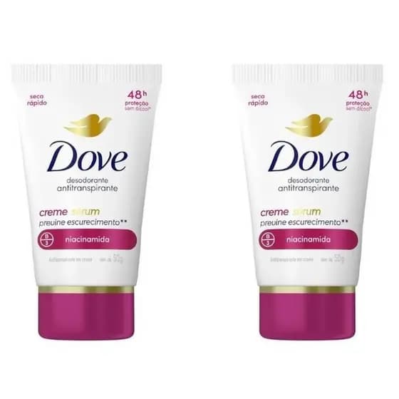 Kit 2 Desodorante Creme Sérum Niacinamida 50g – Dove