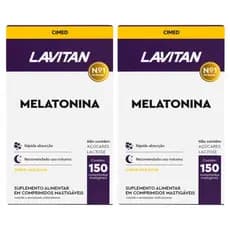 Kit 2 Lavitan Melatonina 0,21 mg 150 Comp. Mastigáveis Maracujá - Cimed