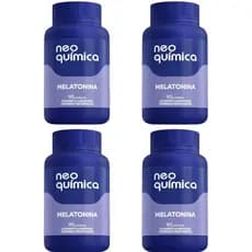 Kit 4 Melatonina Sabor Maracuja Com 90 Comprimidos - Neo Química
