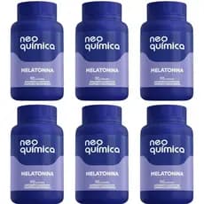 Kit 6 Melatonina Sabor Maracuja Com 90 Comprimidos - Neo Química