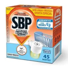 Repelente Elétrico Líq. Aparelho + Refil Cheiro Suave - SBP