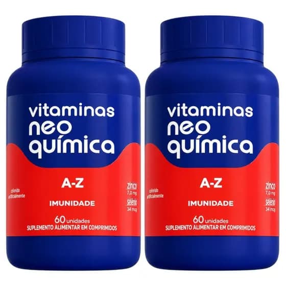 Kit 2 Vitamina A-Z Imunidade Com 60 Comp. - Neo Química