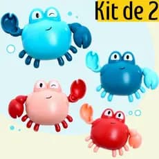 Brinquedo de banho infantil Brinquedo de corda para bebe caranguejo nadadores brinquedo de agua