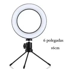 RING LIGHT PORTÁTIL 6,8,10,12 E 14 POLEGADAS 16CM, 20CM E 2,1M