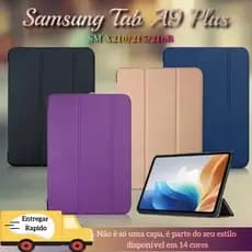 Capa de Silicone para Galaxy Tab A9 Plus 11" (2023) com Suporte para Caneta