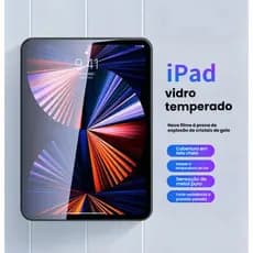 Película de Vidro para iPad Compatível Transparente Proteção de Tela