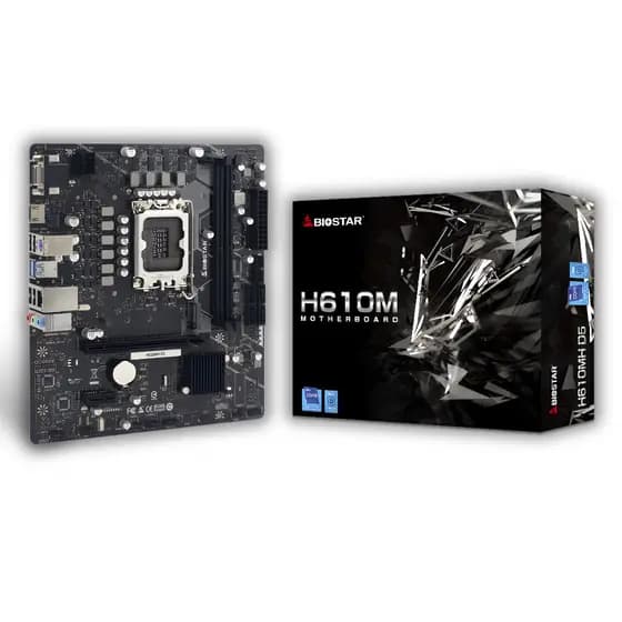 Placa Mae Biostar HM610MH D5 1700 DDR5 48gb HDMI Micro ATX