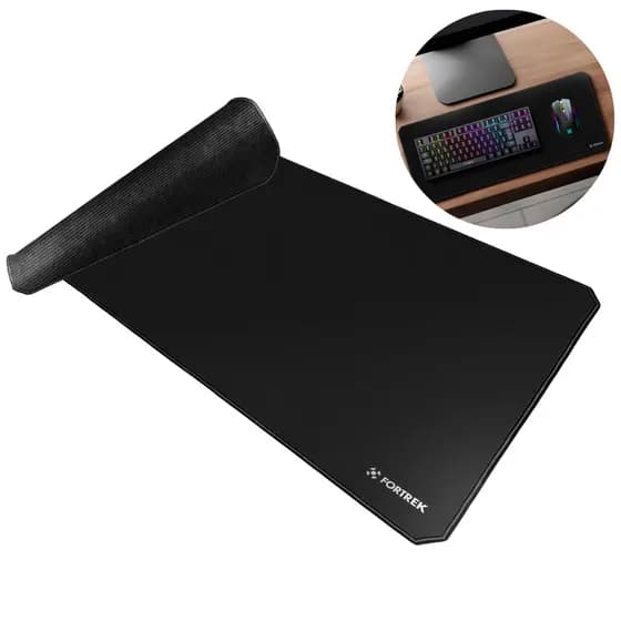 Mousepad Gamer Para Jogo Extra Grande 90x40 Fortrek MPG104 Speed Borracha Preto Office