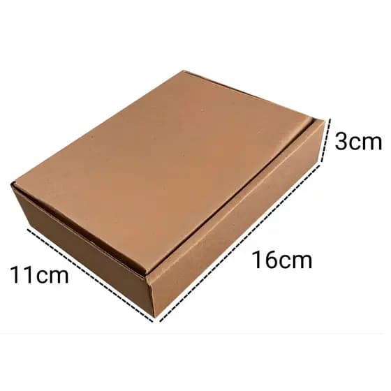Caixa De Papelão Correio Pac Mini Envio 16x11x3cm Kit 50 Un