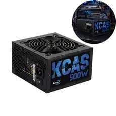 Fonte de Alimentação Gamer 500W ATX AeroCool 80 Plus KCAS Preto