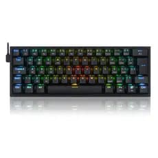 Teclado Gamer Mecanico Redragon Fizz Pro RGB Tri-Mode Switch Red Preto