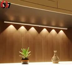 Luminária LED USB Recarregável 60 cm, 3 Cores, Sensor de Movimento – F9