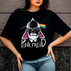 Camiseta PINK FREUD Streetwear Psicologia Rock 100% Algodão Masculina e Feminina Unissex Premium