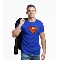 Camiseta Camisa Superman Unissex Black Super Homem Series 100% Algodão