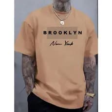 Camisa Camiseta Brooklyn New York Unissex Masculino e Feminina Novidade Algodão 30.1