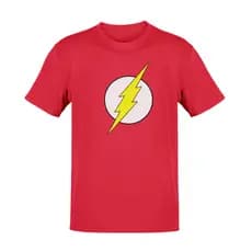 Camiseta Camisa Super Heróis Série The Flash Unissex Desenho Animado 100% Algodão