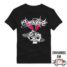 Camiseta Camisa OSASCORTE Coelho Grau de Rua 244 100% Algodão Fio 30.1 Unissex Lançamento 2025