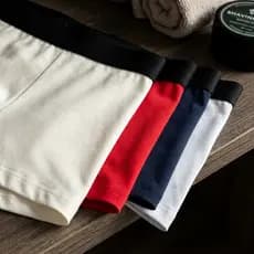 Kit 5 Cuecas Boxer Masculina Algodão Premium Leve Respirável Conforto Diário Alta Qualidade