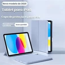 Case Capa para iPad 7/8/9/10,Air m2/m3,air 4/5/6/7 com Slot Seguro para Caneta + Acorda Auto