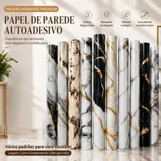 Painel Mármore Autoadesivo 2,8m | Instalação Fácil, Sem Quebra-quebra e Sem Sujeira