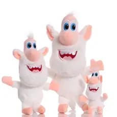 20/30/38cm Brinquedo de Pelúcia de Porco Branco Russo Cooper Brinquedo de Pelúcia Booba Buba Boneca de Pelúcia Pendente