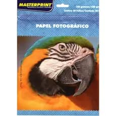 Papel Fotográfico A4 Glossy 180g Brilhante À Prova D'Água | Seca Rápido | Jato de Tinta_Masterprint