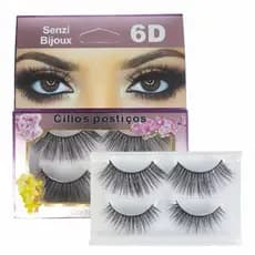 4 Pares de Cílios Postiços Naturais 6D Efeito Natural Longo Curvado Volumosos ENVIO IMEDIATO