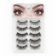 3D Cílios Postiço Lash Natural E Curvados Mink Volume Médio Longo 3/5 Pares ENVIO IMEDIATO