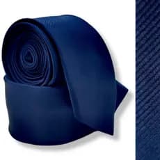 Gravata Azul Marinho Riscada Padrinho Casamento Noivos Adulto Social Sem Nó Moda Masculina