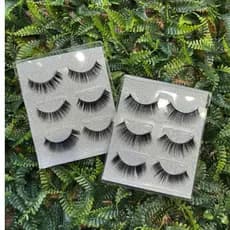 6D Cílios Postiço Lash Natural Volume Médio Longo 3 pares ENVIO IMEDIATO
